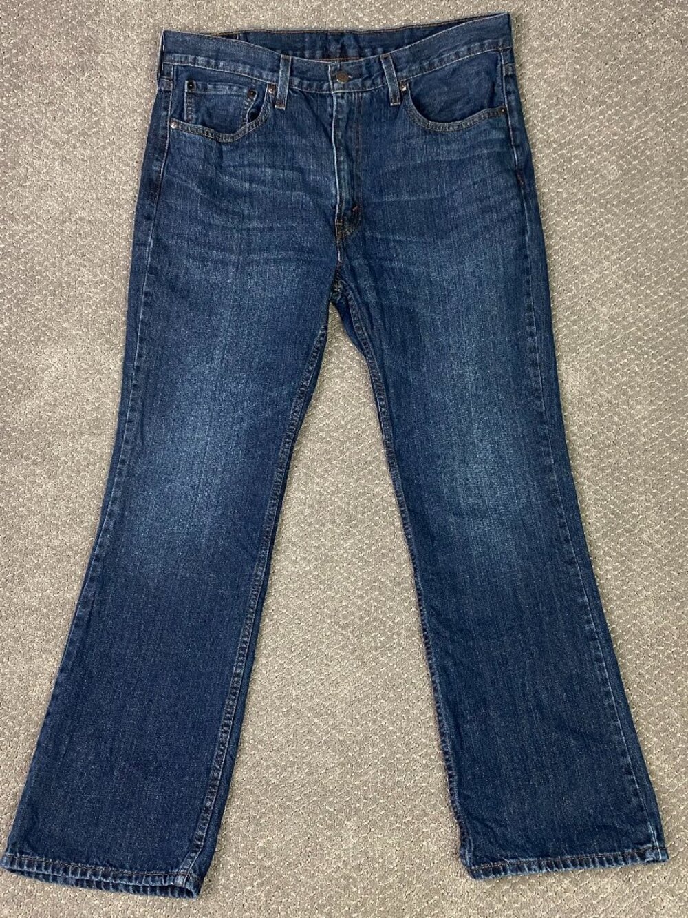 Levi's 527 Bootcut Jeans Mens 36x32 Blue Cotton Boot Cut Denim